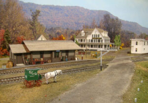 An HO Scale Replica of Union Station in 1909 (Heritage Park Railroad Museum)