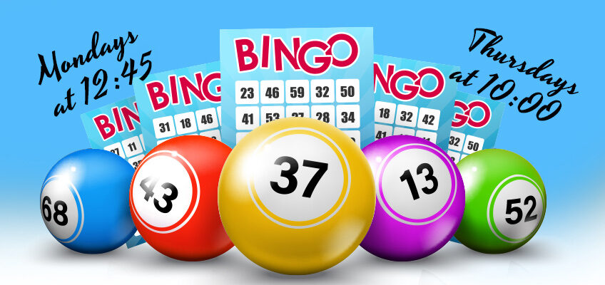 Bingo is back on Mondays and Thursdays!