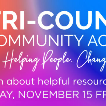 Tri-County CAP will be at the Center on Friday November 15!